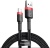 кабель baseus cafule usb - lightning 2a/3m (calklf-r91) (black-red) 
