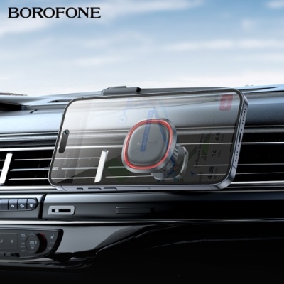 Автотримач Borofone BH124 Air Outlet (Black-Red)