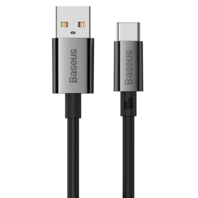 кабель baseus superior series fast charging data usb - type-c 100w/1m (p10320102114-00) (cluster black) 