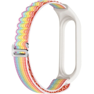 ремінець для xiaomi mi band 5/6/7 alpine loop (веселка лайт) 
