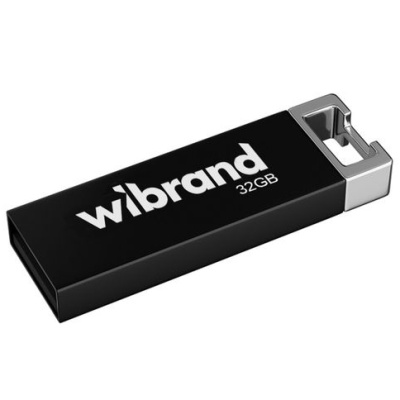 usb флеш-накопичувач wibrand 32gb chameleon (чорний) 