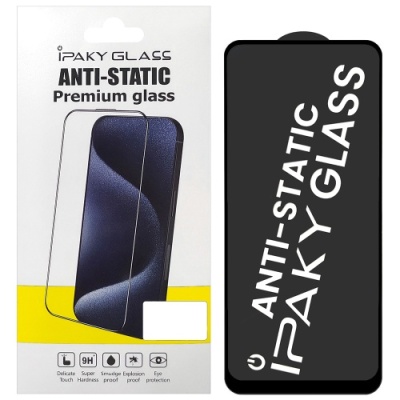 захисне скло ipaky antistatic для samsung s25 ultra (чорний) 