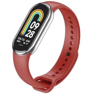 ремінець для xiaomi mi band 8/9/10 red 