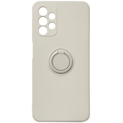 Купить силіконовий чохол soft silicone casevsmagnet ring для samsung a135 galaxy a13 4g - ivory white онлайн