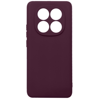 Купить силіконовий чохол soft silicone case для xiaomi redmi note 14 pro 5g/poco x7 5g (бордовий) онлайн