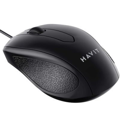 мишка дротова havit hv-ms80 black 