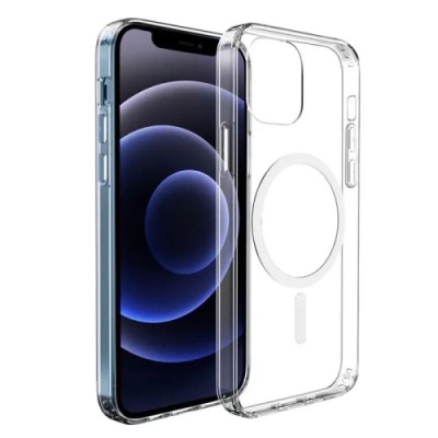 Купить силіконовий чохол magsafe для apple iphone 13 pro (прозорий) онлайн