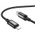 кабель hoco x89 wind (pd) type-c - lightning 20w 3a/1m (чорний) 
