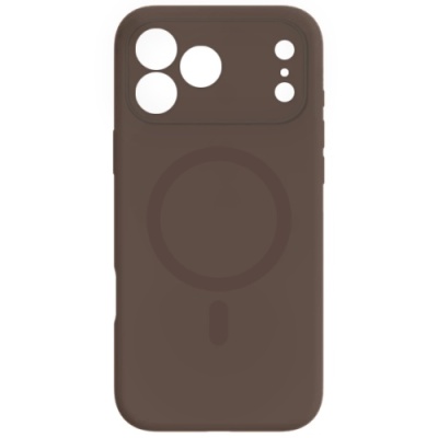 Купить чохол silicone case full camera with magsafe для apple iphone 17 pro (new brown) онлайн