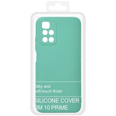 Купить силіконовий чохол soft silicone case для xiaomi redmi 10/redmi 10 2022 (бірюза) онлайн