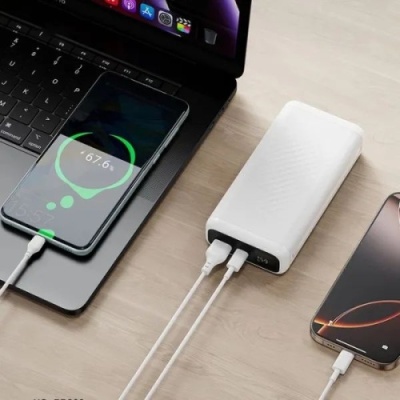 додаткова батарея power bank xo pb309 20000mah pd20w+qc3.0 22.5w (білий) 
