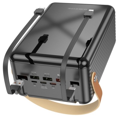 додаткова батарея power bank borofone bj32 terra pd20w+qc3.0 22.5w 80000 mah (чорний) 