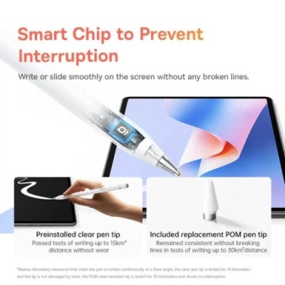 стилус baseus wise writing hn1 universal version charging 2-in-1 (white) 