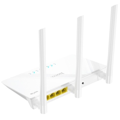 маршрутизатор (роутер) hoco hi30 wifi4 (білий) 