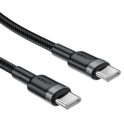 кабель acefast c22-03 type-c - type-c 60w (1.2м) (чорний) 
