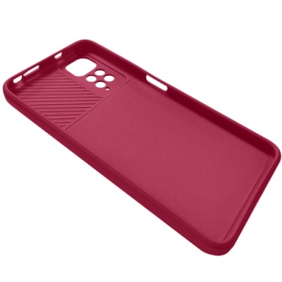 Купить силіконовий чохол soft tpu armor camshield для xiaomi redmi note 12s - wine red онлайн