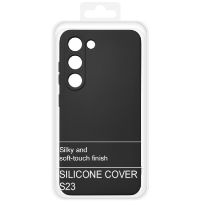 Купить силіконовий чохол soft silicone case для samsung s911 galaxy s23 - black онлайн