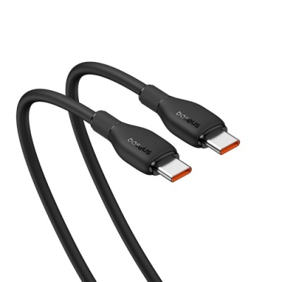 кабель baseus pudding series fast charging cable type-c - type-c 100w/2m (p10355702111-01) (black) 