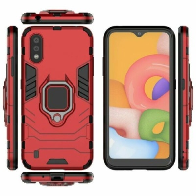 Купить чохол-накладка armor magnet для samsung a015 galaxy a01 - red онлайн