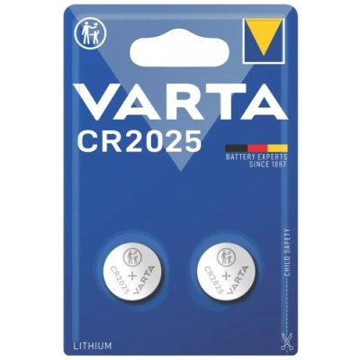 батарейка varta cr2025 (2шт) 