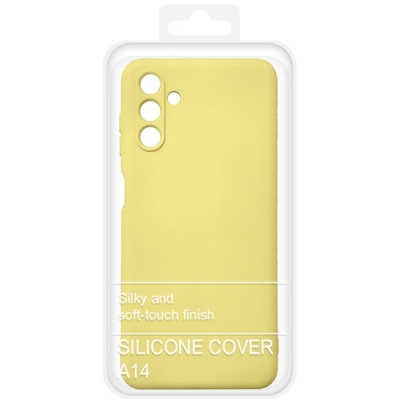 Купить чохол soft silicone case full для samsung a145 galaxy a14 4g/a146 galaxy a14 5g (лимонний) онлайн
