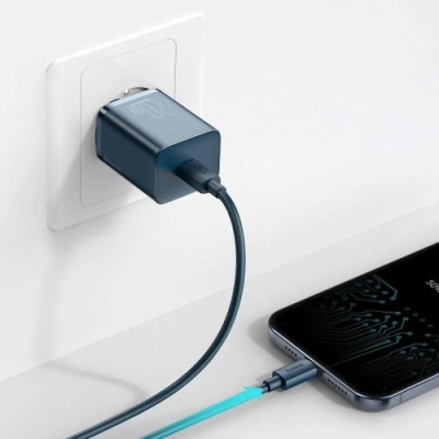 мережевий зарядний пристрій baseus super si (ccsup-b03) 1type-c/20w/pd (синій) 
