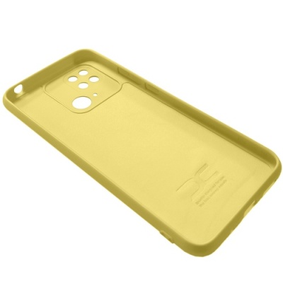 Купить силіконовий чохол soft silicone case для xiaomi redmi 10c (лимонний) онлайн