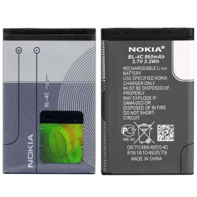 акумулятор (860mah) для nokia bl-4c