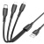 кабель borofone bx71 3in1 usb - (lightning+microusb+type-c) 2.0a/1m (чорний) 