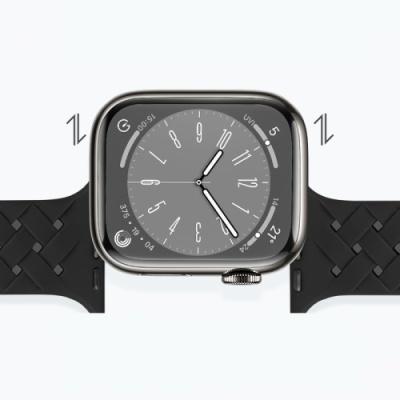 ремінець hoco wa16 для apple watch 1-11/ultra (42/44/45/49mm) (black) 