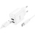 мережевий зарядний пристрій hoco c141a 2usb/2.1a + (usb - type-c) (білий) 