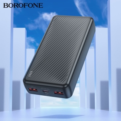 додаткова батарея power bank borofone bj56a graceful 22.5w+pd20w 20000 mah (чорний) 