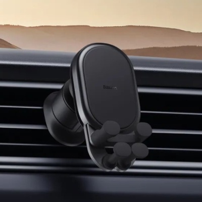 Автотримач Baseus Stable Gravitational Car Mount Air (Air Outlet Version) (SUWX020001) (black)