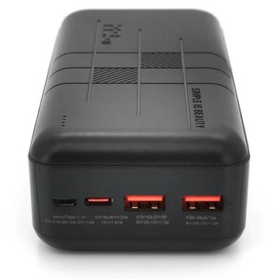 додаткова батарея power bank xo pr189 pd20w+qc22.5w 30000 mah (чорний) 