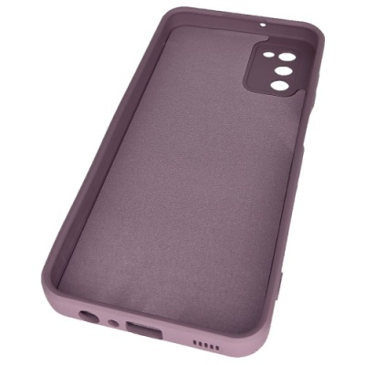 Купить силіконовий чохол soft silicone casevsmagnet ring для samsung a037 galaxy a03s - blueberry yogurt онлайн