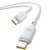 Кабель Baseus Silky Series Fast Charging Type-C - Type-C 100W/1m (P10377704213-00) (White) кабель baseus silky series fast charging type-c - type-c 100w/1m (p10377704213-00) (white)