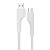 кабель earldom ec-174m soft silicone usb - microusb 3a/1m (білий) 