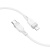 кабель hoco x109 silicone (pd) type-c - lightning 27w/1m (білий) 