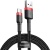 кабель baseus cafule usb - type-c 3.0a/0.5m (catklf-a91) (black-red) 