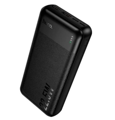 додаткова батарея power bank hoco j159a 22.5w+pd20w 20000mah (чорний) 