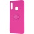 Купить силіконовий чохол soft silicone casevsmagnet ring для samsung a207 galaxy a20s - rose red онлайн