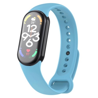 ремінець для xiaomi mi band 8/9/10 light blue 