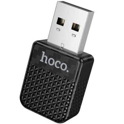 Адаптер бездротовий автомобільний Hoco HU3 CarPlay USB/ Type-C (чорний)
