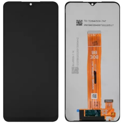 дисплей для samsung a127 galaxy a12 (2021) чорним тачскріном (original)
