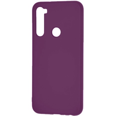 Купить силіконовий чохол soft silicone case для xiaomi redmi note 8t - purple онлайн