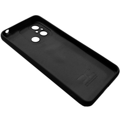Купить силіконовий чохол soft silicone case для xiaomi redmi 12c (чорний) онлайн