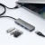 USB HUB ACEFAST J17 4in1 (сірий) usb hub acefast j17 4in1 (сірий)