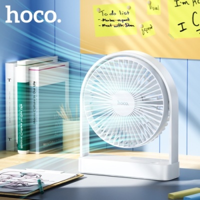 вентилятор портативний hoco hx65 (білий) 