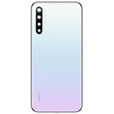 задня кришка для xiaomi redmi note 8t, white (зі склом камери)