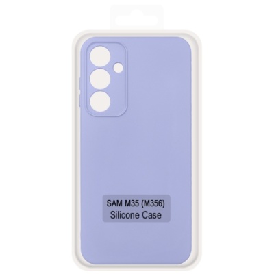 Купить чохол soft silicone case full для samsung m356 galaxy m35 5g (linen blue/lilac) онлайн